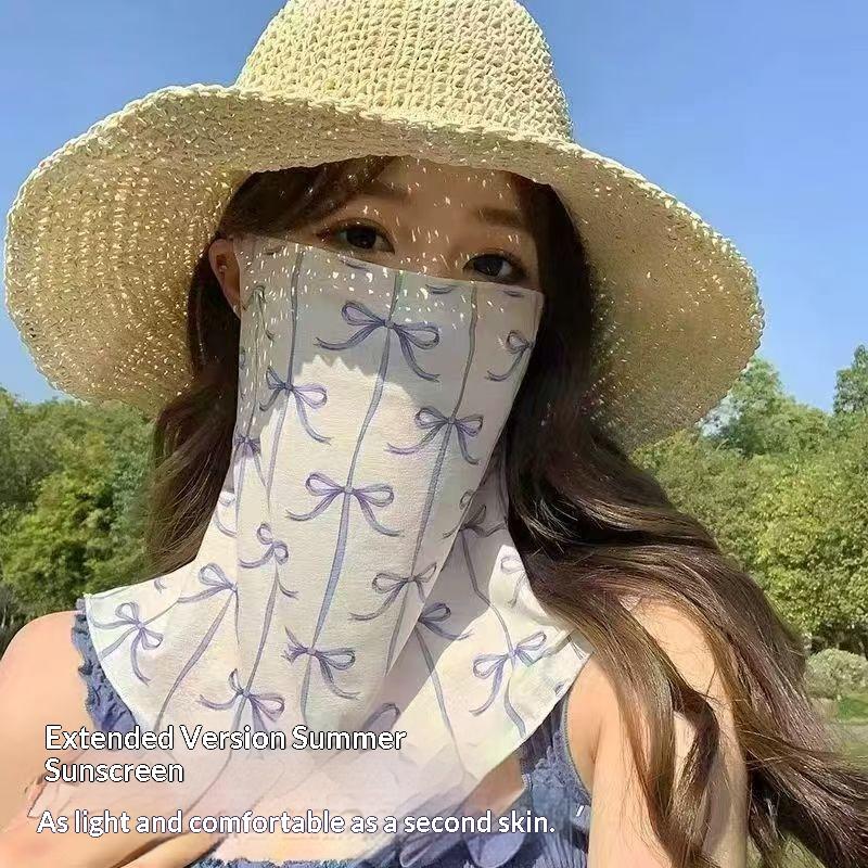 Summer Neck Collar Scarf Sun Protection Mask For Women Driving Cycling Uv Resistant Scarf Face Mask Neck Protector Neck Cover