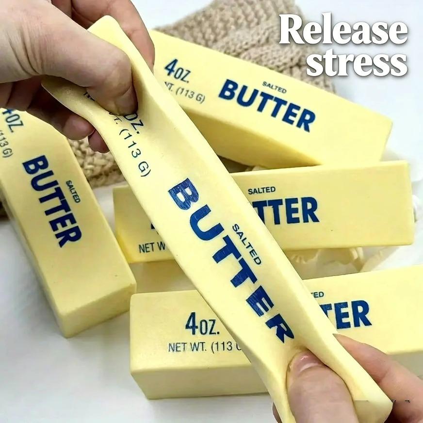 Super Soft Squishy Butter Stick Stress Toy Slow Rising Sensory Fidget for Teens Non Toxic Party Favors Christmas Birthday Gifts