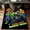 Mon-ster Truck Adventure Floor Mat for Living Room, Game Rooms, Office, Bedroom, Office Floor Mat Playful Design, Christmas fan gifts