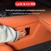 Fit For Lynk & Co 900 Car Center Console Lower Layer Privacy Storage Partition Inner Storage Box Car Interior Modification