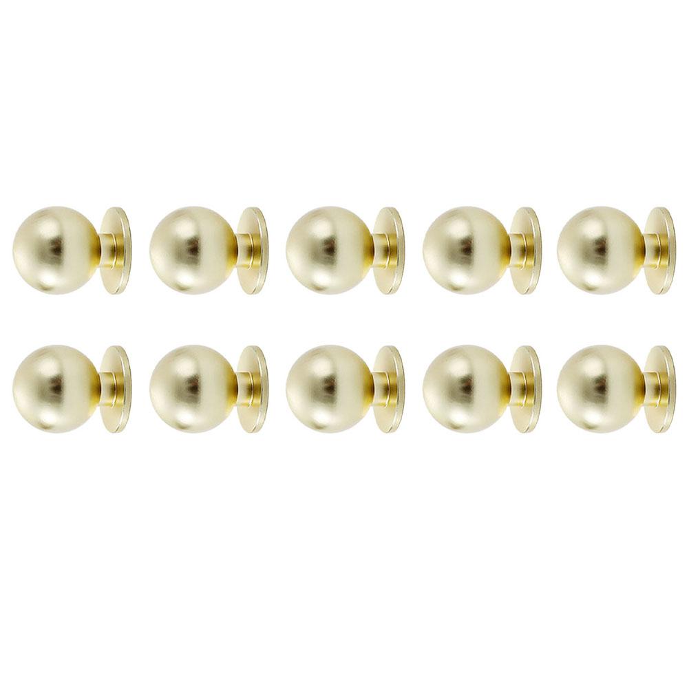 

10pcs Elegant Round Cabinet Knobs Zinc Alloy Circular Cabinet Door Handle For Drawer Dresser Kitchen Home Decor золотий