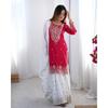 Women Bollywood Ready To Wear Party Wear Sharara Suit Salwar Kameez Set Dress SC-2204