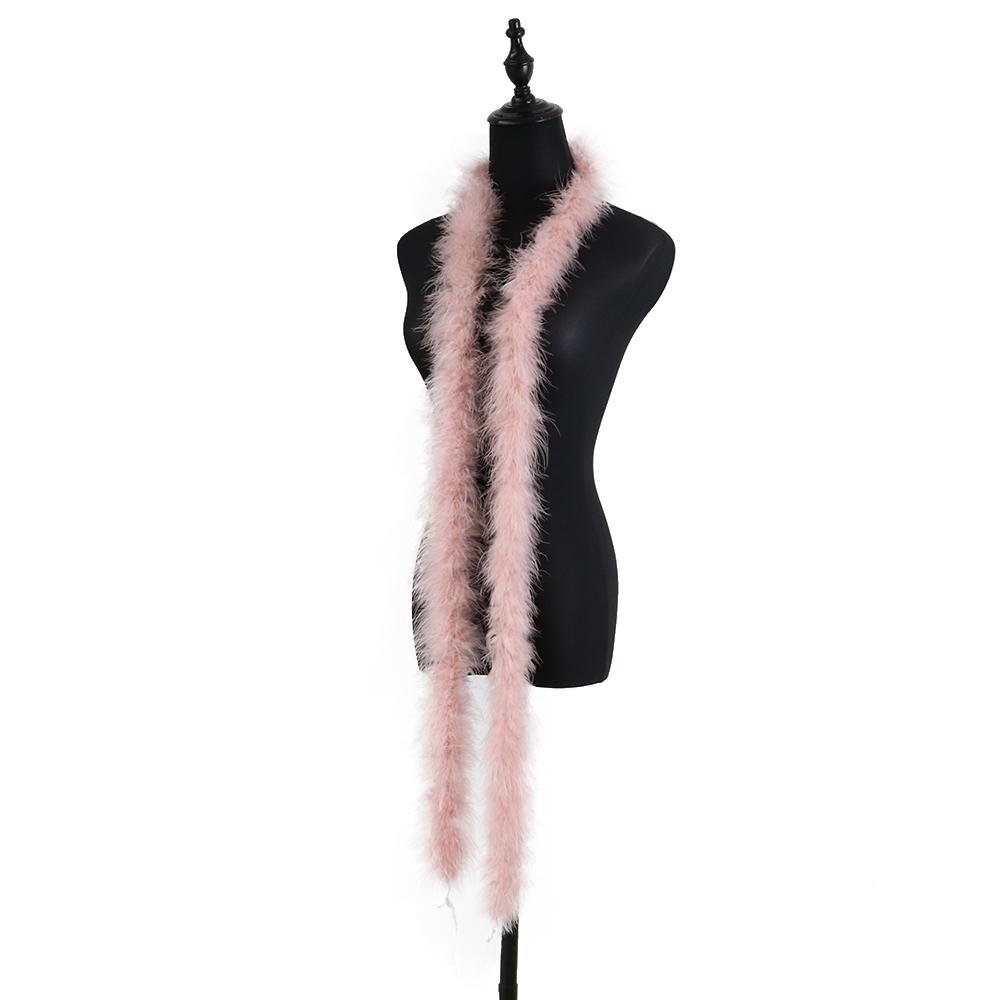 2Meters Colorful Marabou Turkey Feathers Boa 20G High Quality Plumes Shawl For Home Party Wedding Dress Decoration Feather Scarf