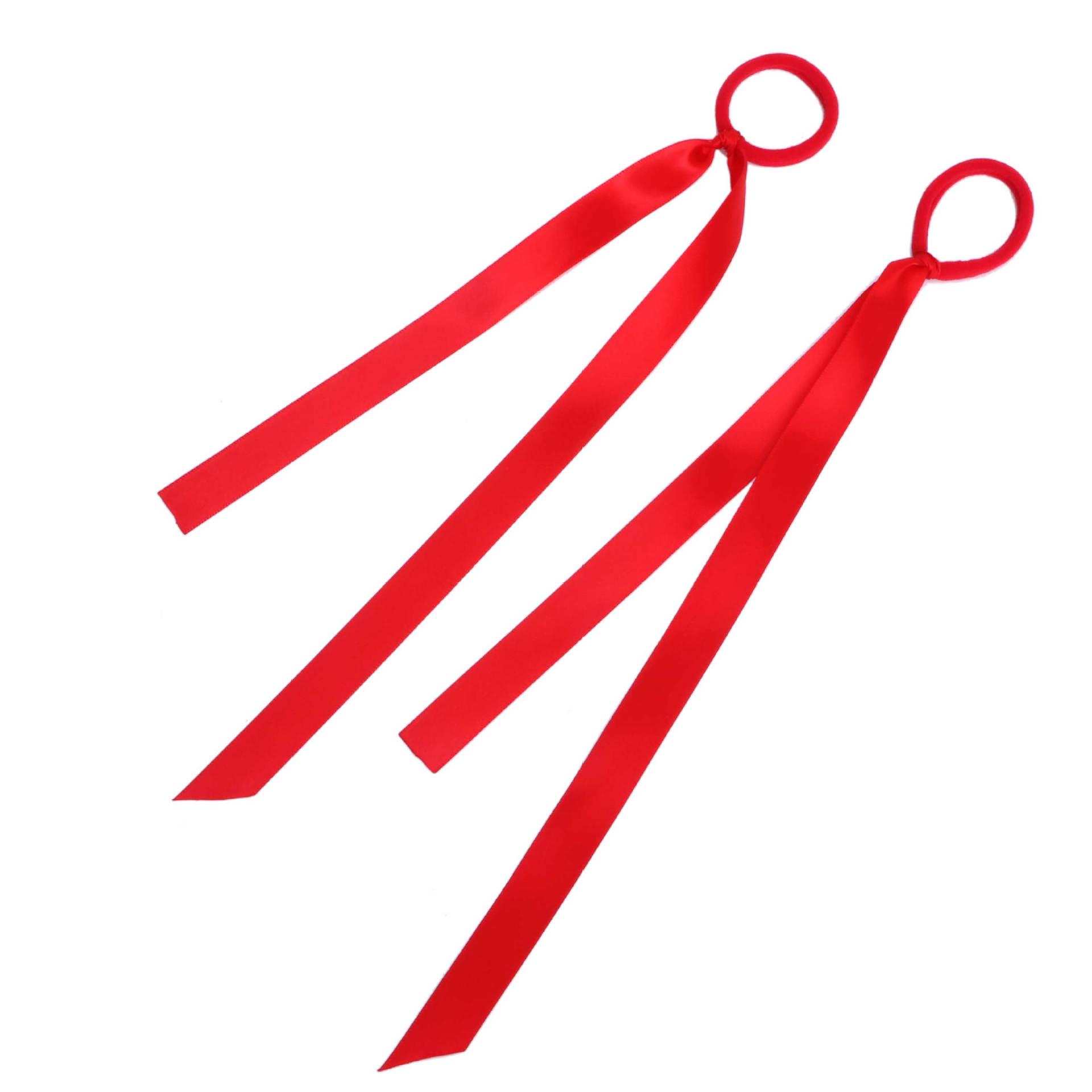 

Nezha Red Ribbon Hair Tie - Ge Manqi Style Competition Headdress