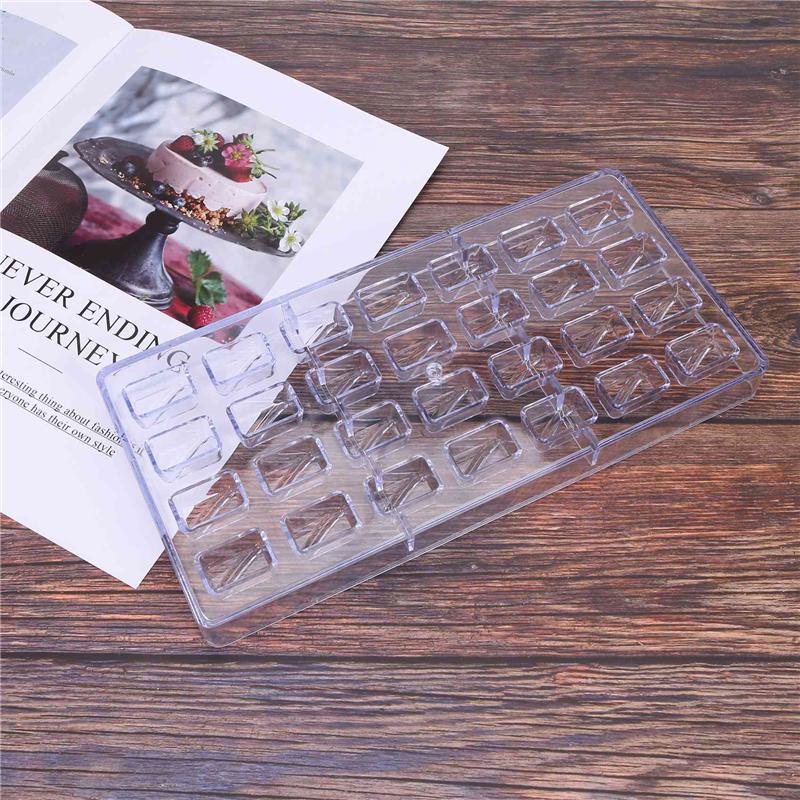 VOFUN-5X DIY Pastry Tools Polycarbonate Chocolate Molds And Chocolate Making Supplies Candy Cake Baking Mould