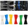 900pcs 6 Colors Multicolor Zip Ties Self-Locking Portable Zip Ties  Cord Management
