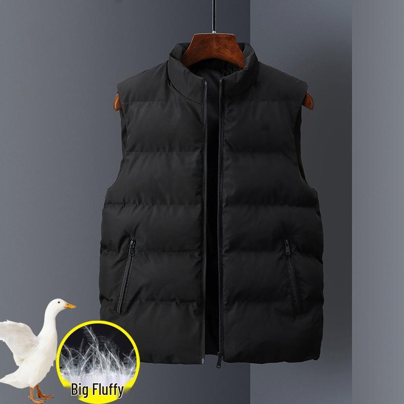 

Brand Men s Cotton-Padded Jacket - Autumn/Winter 2024 Thick Warm Slim Fit Coat for Middle-Aged and Young Men Trend XL (125-135 lbs)