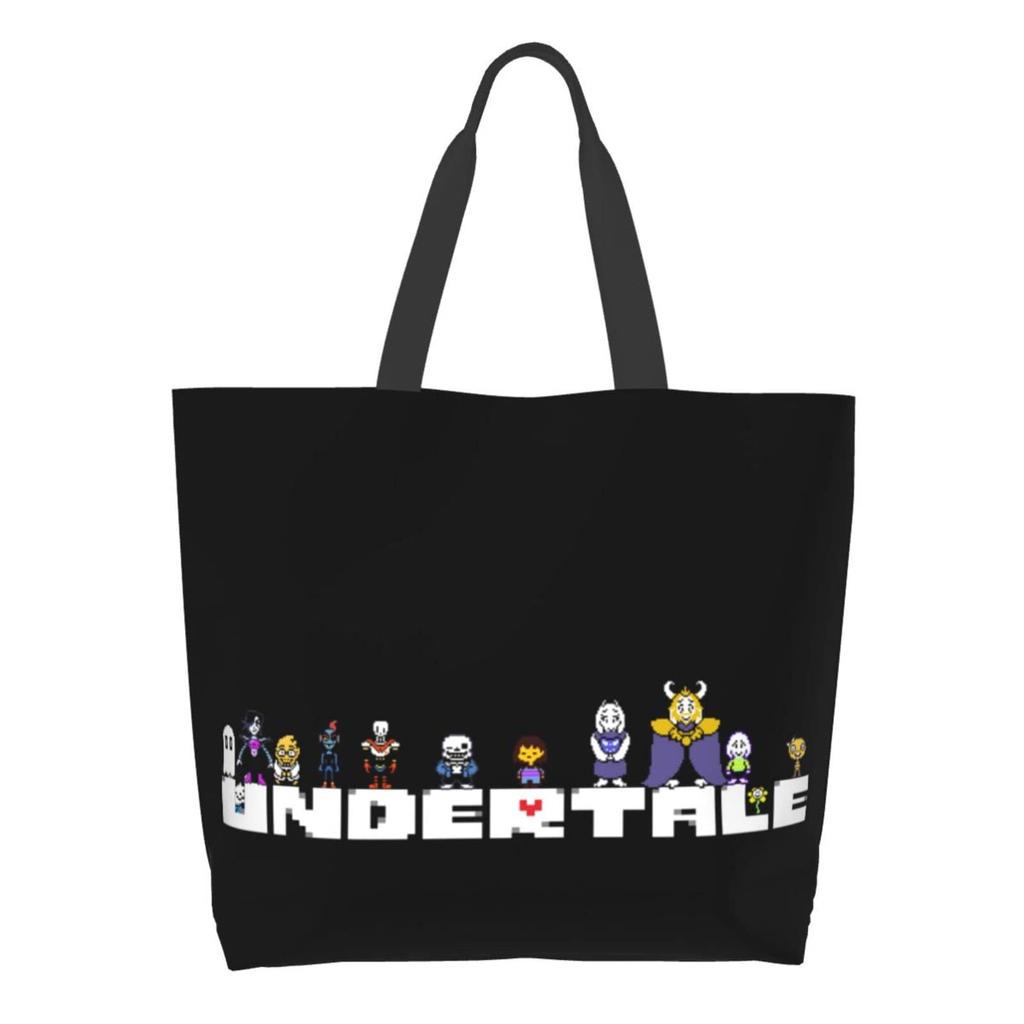 Undertale Body Shopping Large Capacity Tote The Makeup Eco Convenience Store Shopping Durable Convenience 50cm Wide X 40cm High X 15cm Thick [JMI]