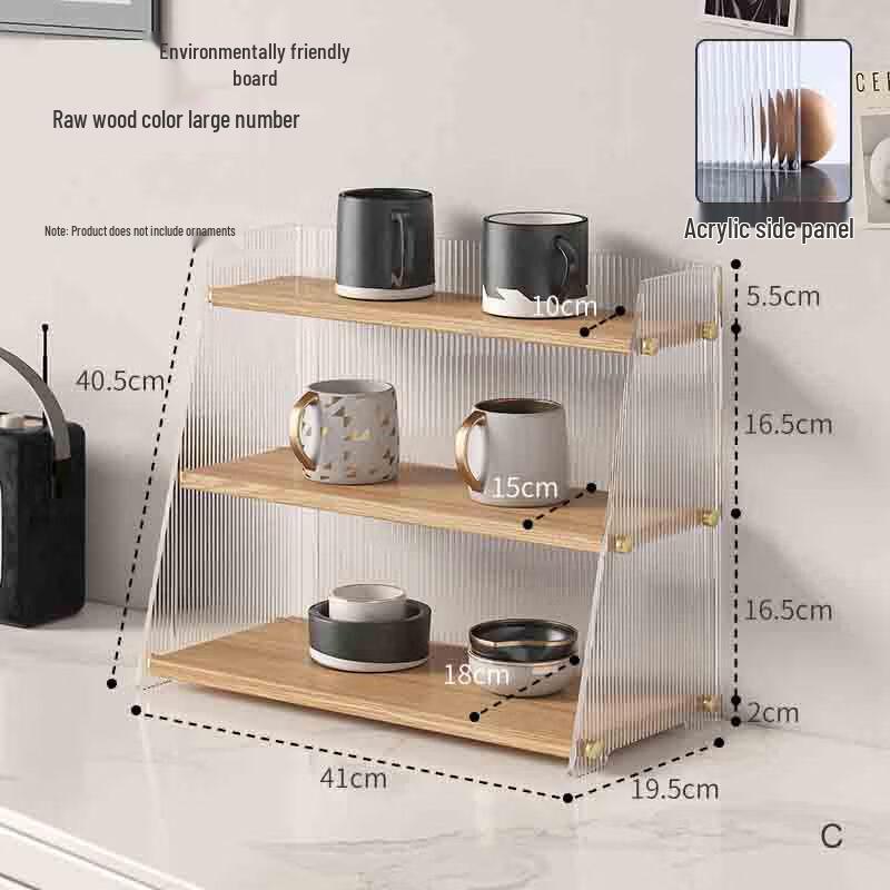 Lieve Desktop Cup and Mug Organizer Storage Rack