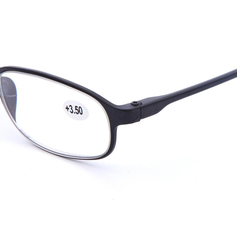 Stylish TR90 Ultra-Light Reading Glasses for Seniors, Unisex 2028 Plastic Frame
