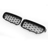Gloss Black Diamond Front Kidney Grille Grills for BMW F30 328i 335i 2012-2016
