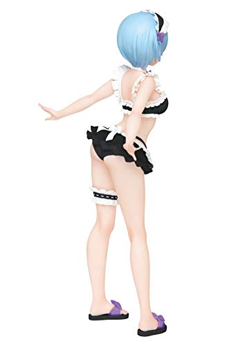 Taito Re:Zero Precious Figure Rem Maid Swimwear Ver Renewal, Multiple Colors (T83429)
