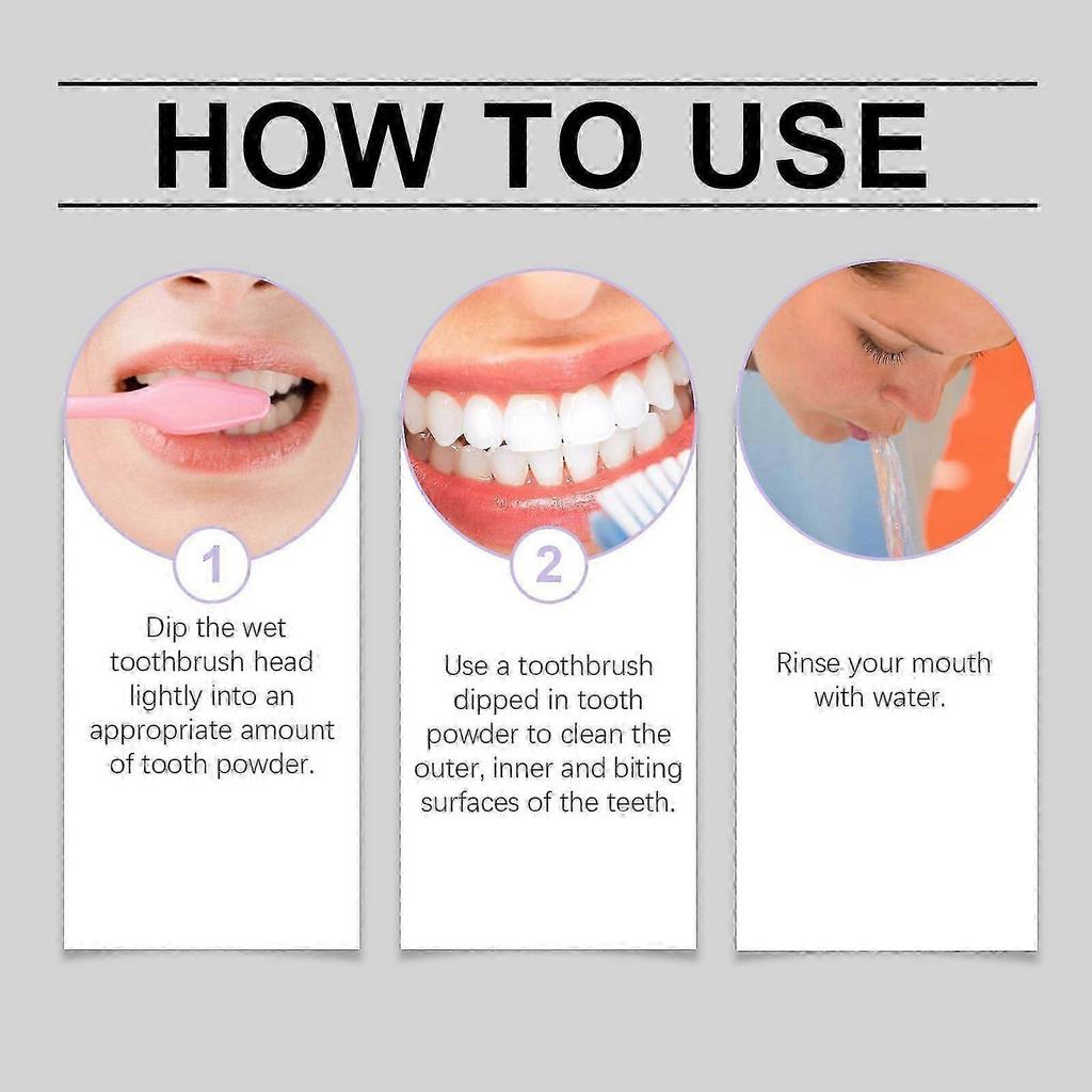 Premium Tooth Powder for Fresh Breath & Deep Clean  Natural, Gentle Oral Care with Sodium Bicarbonate, Cornstarch & Sorbitol  100g, Easy Application f