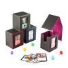 Cross-border Best-selling Vertical Cardboard Checkered Pattern Customizable Satin Finish for Card Case for Tabletop Games