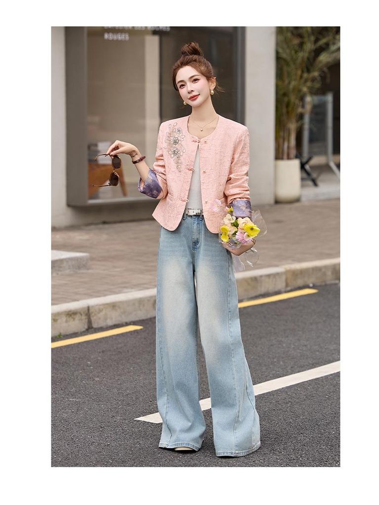 2025 Spring Slimming Chinese-Style Fashion Coat