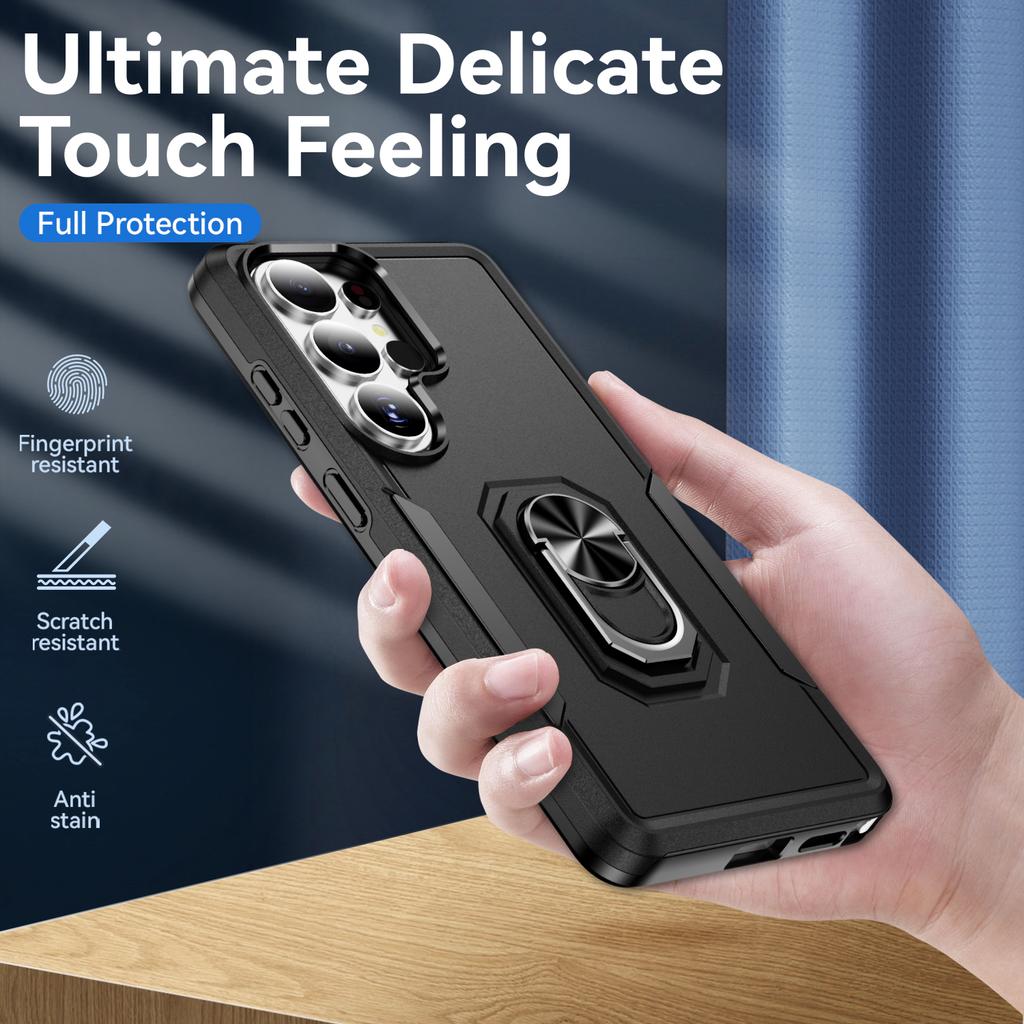 Durable Ring Holder Cell Phone Bag Case for Samsung Galaxy S26 Ultra 5G S25 Plus S24 FE S23 S22 Ultra S 26 25