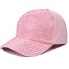 New Colorful Rhinestone Women Baseball Cap Unisex Fashion Personality Hip-hop Sun Hat All-match Pearl Sequins Snapback Mesh Caps