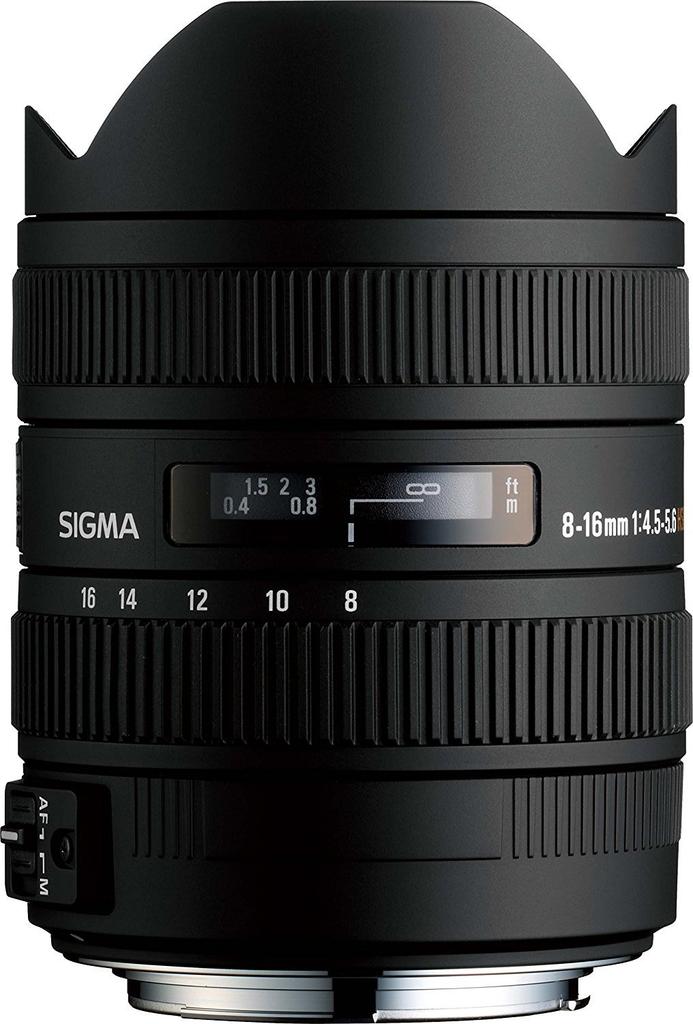 SIGMA DC HSM zoom lens for Canon 8-16mm F4.5-5.6 wide-angle APS-C.