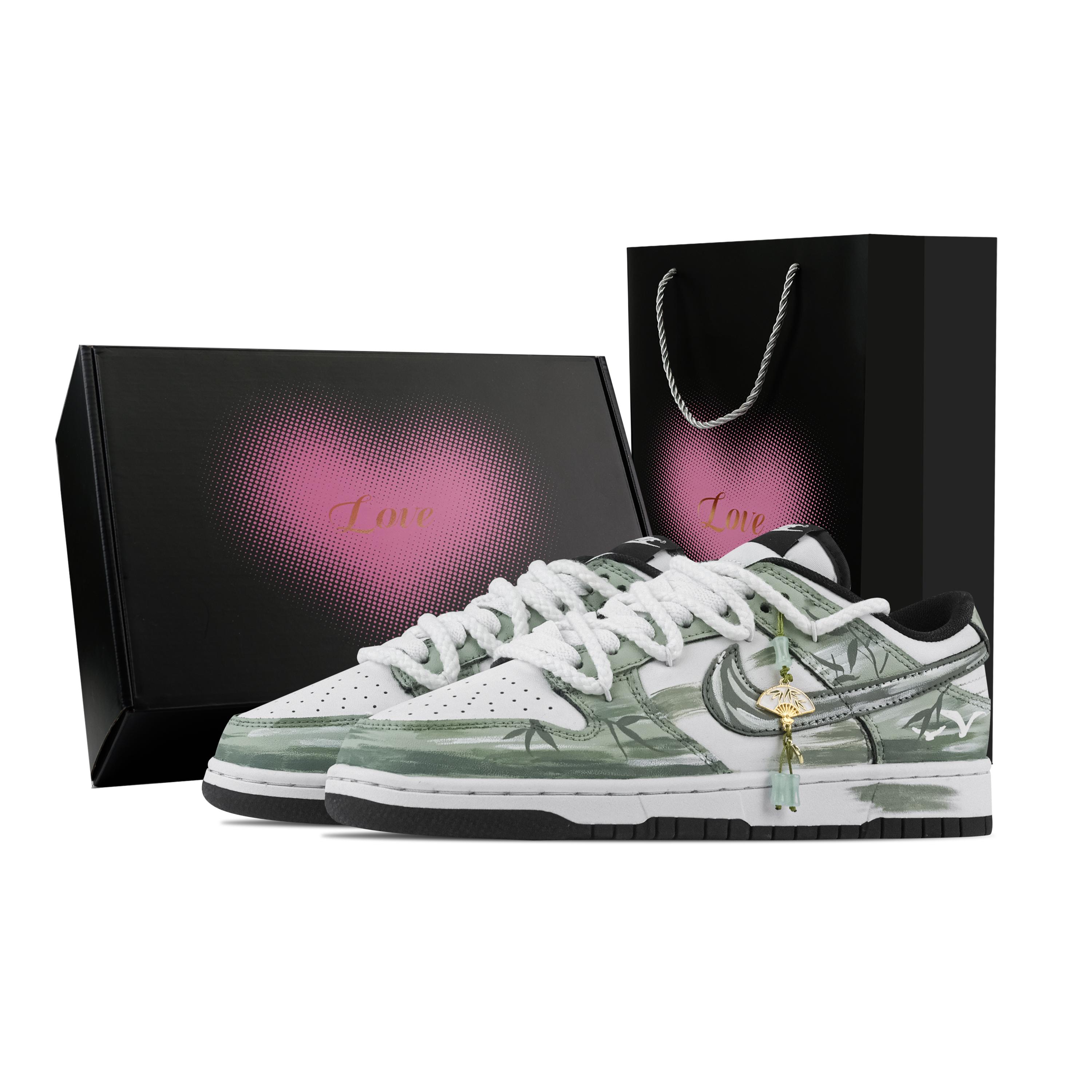 

Nike Dunk Zhu Feng, Heart Box Slip Resistant Abrasion Resistant Low top Skateboard Shoes Unisex DD1391-100(Team529--) 44
