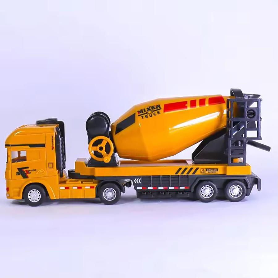 1PCS Truck 1:50 Simulated Alloy Engineering Dump Truck Model Excavator Mixer Toys Children's Engineering Truck Gift Holiday Gift