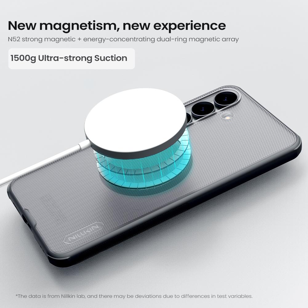 Für Samsung Galaxy S25 FE Handyhülle Nillkin Super Frosted Shield Pro Magnetische Harte PC+TPU Schale Stoßfeste Rückabdeckung