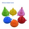 Funil de silicone dobrável: Ferramenta de Cozinha Portátil e Resistente a Altas Temperaturas