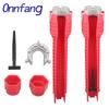 8-in-1 Flume Wrench Antislip Keukengootsteen Sleutel Reparatie Sleutel Badkamer Kraan Montage Loodgieters Installatie Sleutelset