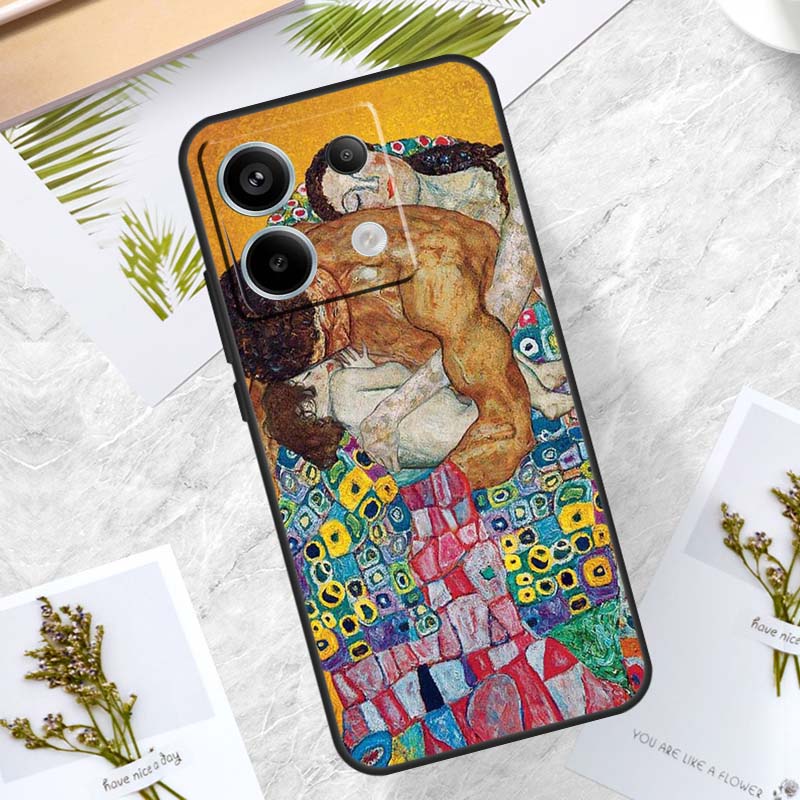 The Kiss Gustav Klimt Painting Case For Xiaomi Redmi Note 13 11 8 9 10 12 Pro 12S 11S 10S 9S Redmi 13C 9C 10C 12C Funda