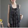 Summer Women Lace Vest Loose Cut-out Cardigan Vest Bohemian Style Cotton Woven Open Front Vest Thin Outwear