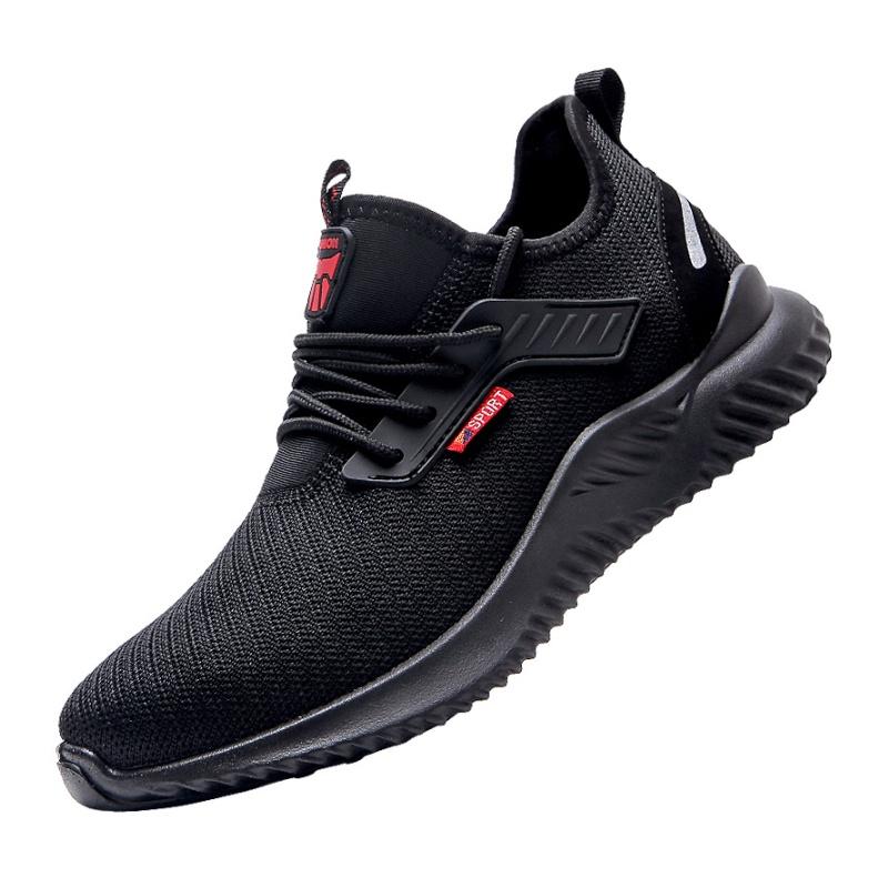Men's Steel Toe Safety Shoes Breathable And Lightweight Puncture-proof Boots