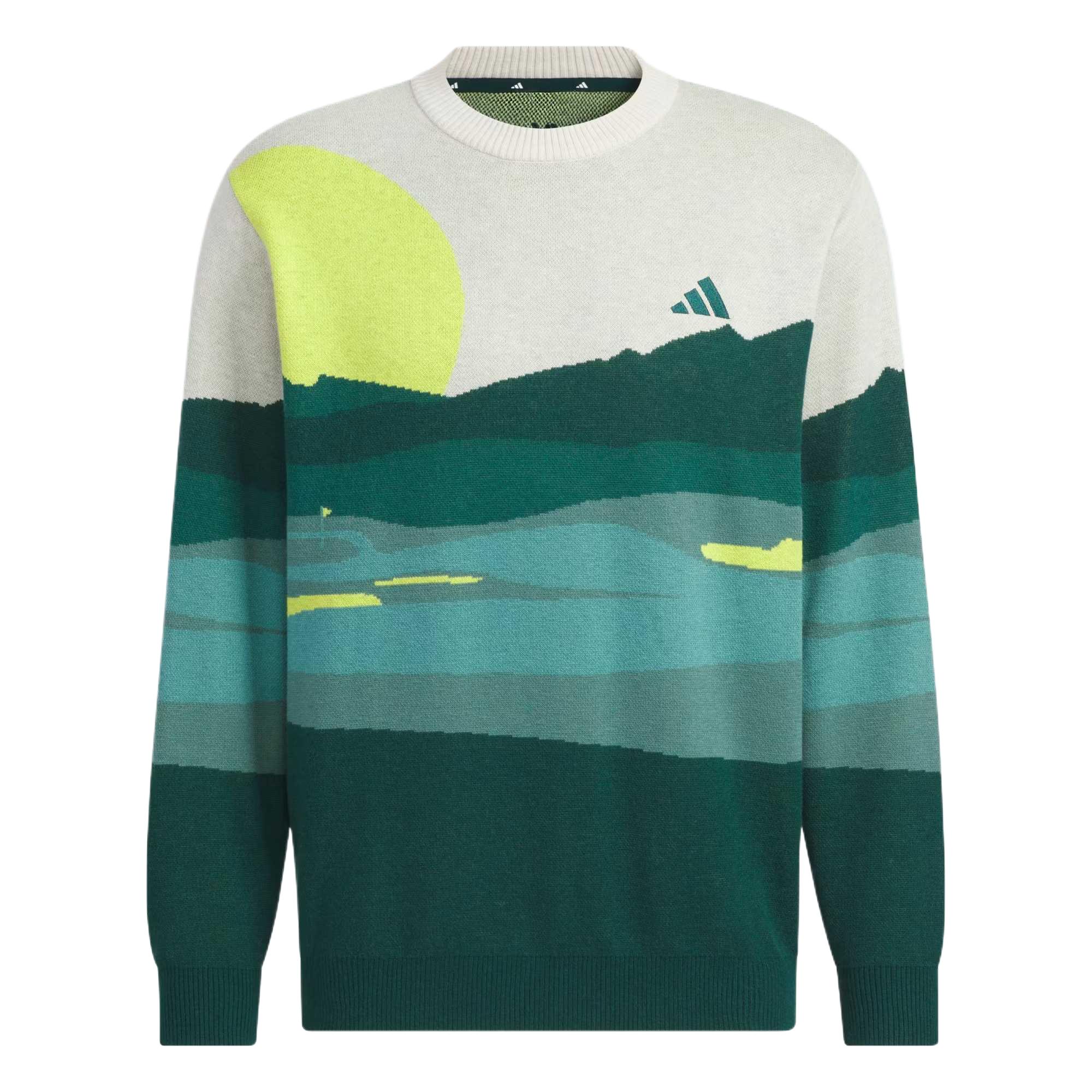 Adidas Sweaters Men s Green Crew Neck Moderate JL7951 A/M