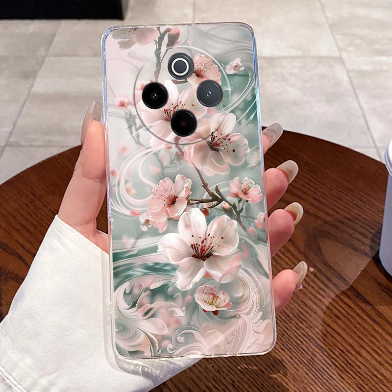 Jelly Casing For Vivo Y300 Pro Y300 Pro+ T4 Capa Clear Silicone Soft TPU Back Cover For Vivo IQOO Z10 Cute Rabbit Cat Phone Case