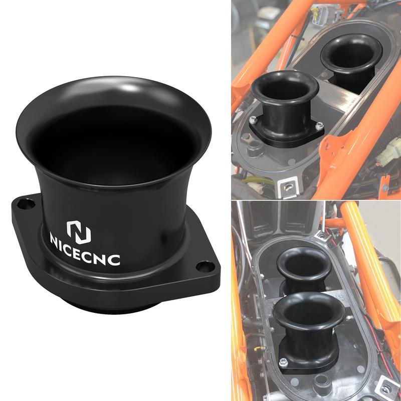 NICECNC Motorcycle High RPM Power 65mm Shortened Intake Trumpet for 1290 Super Adventure/R/S/T 1290 SAR SAS SAT 2013-2024 2023