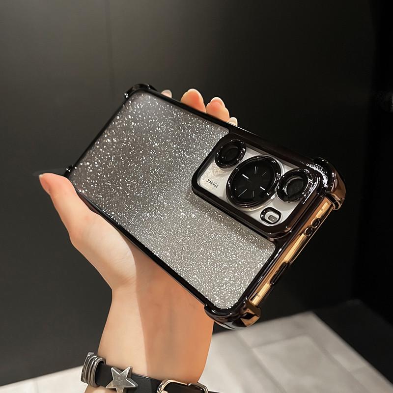 Cross-border Compatible Glitter Electroplated Honor X9D/X9C Drop-Proof Soft Case