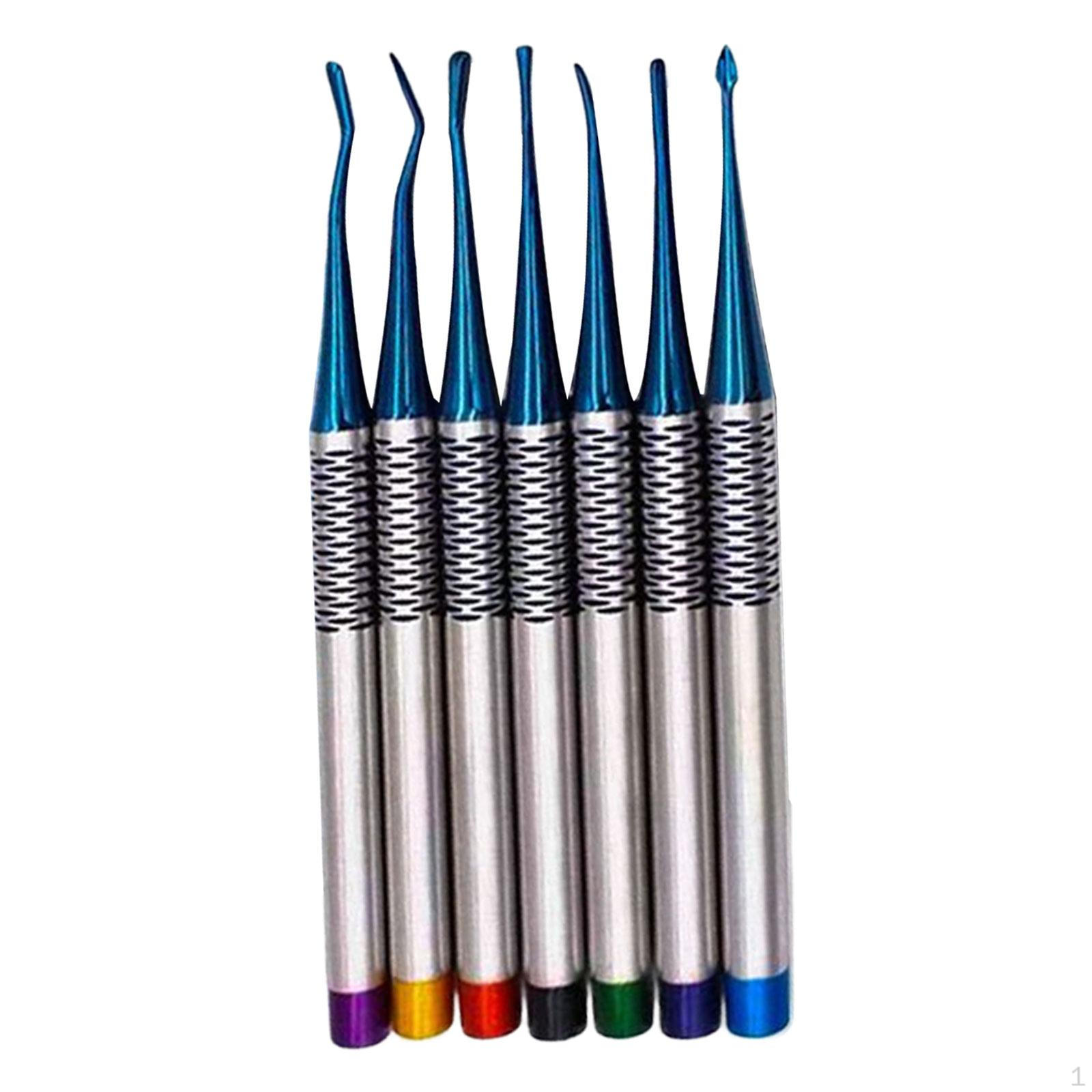 

7Pcs Tooth Extractor Kit Oral Care Tool Sturdy Multifunctional Single Ended