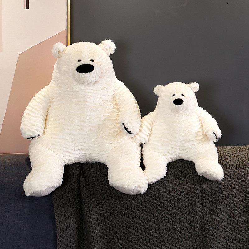 Simulation White Polar Bear Doll Plush Toy Bear Hug Bear Doll Children Sleep Soothing Doll