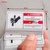 PVC Electric Shock Hazard Warning Sign for Mechanical Equipment