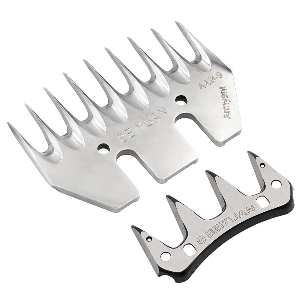 BEIYUAN Sheep Shearing CLipper Blade 9/13 Tooth Shears Convex Comb Cutter  For Sheep Clipper Shears Scissors