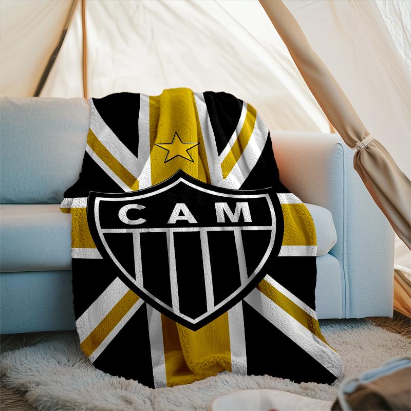 1PC Love For Atlético  Printed Soft Flannel Blanket Throw for Adult Bedroom Living Room Sofa Camping Travel Fan gifts Christmas Gifts