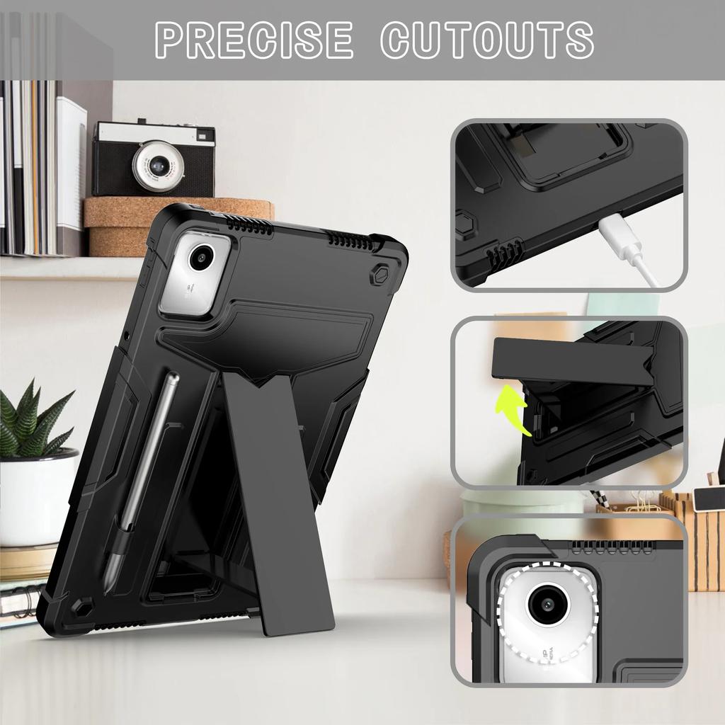 Armor Tablet Case for Tab M11 TB331FC TB330FU Xiaoxin Pad Shockproof Soft Silicone Stand Cover with Pen Slot