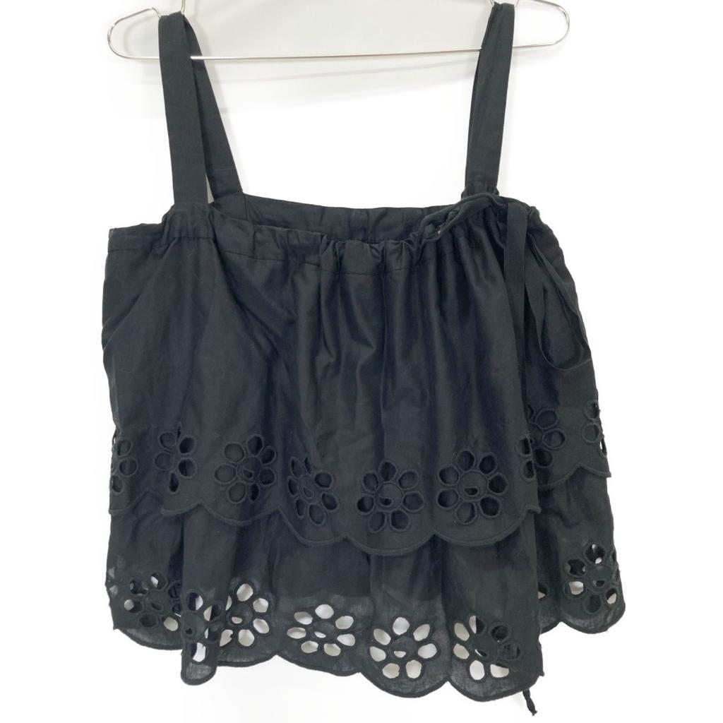 VivienneWestwoodRedLabel Black Bora Lace Camisole/Asymmetrical Skirt Set suit setup 2 blackUsed