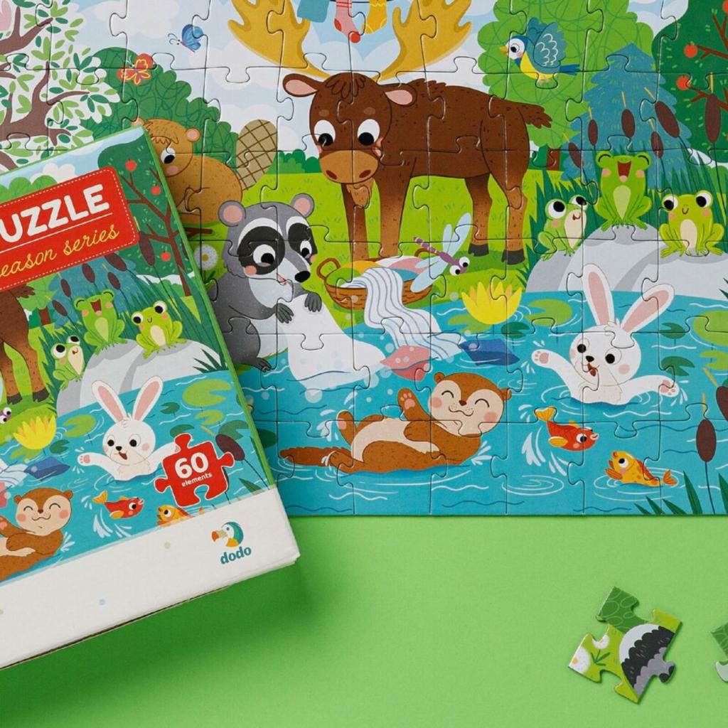 Summer Days Puzzle 60 Pieces A Charming Colorful Puzzle For The Youngest