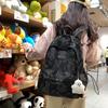 Schoolbag High Value Small Fresh Backpack Girls Lightweight Large Capacity Junior High School Student Schoolbag Cool Casual Backpack