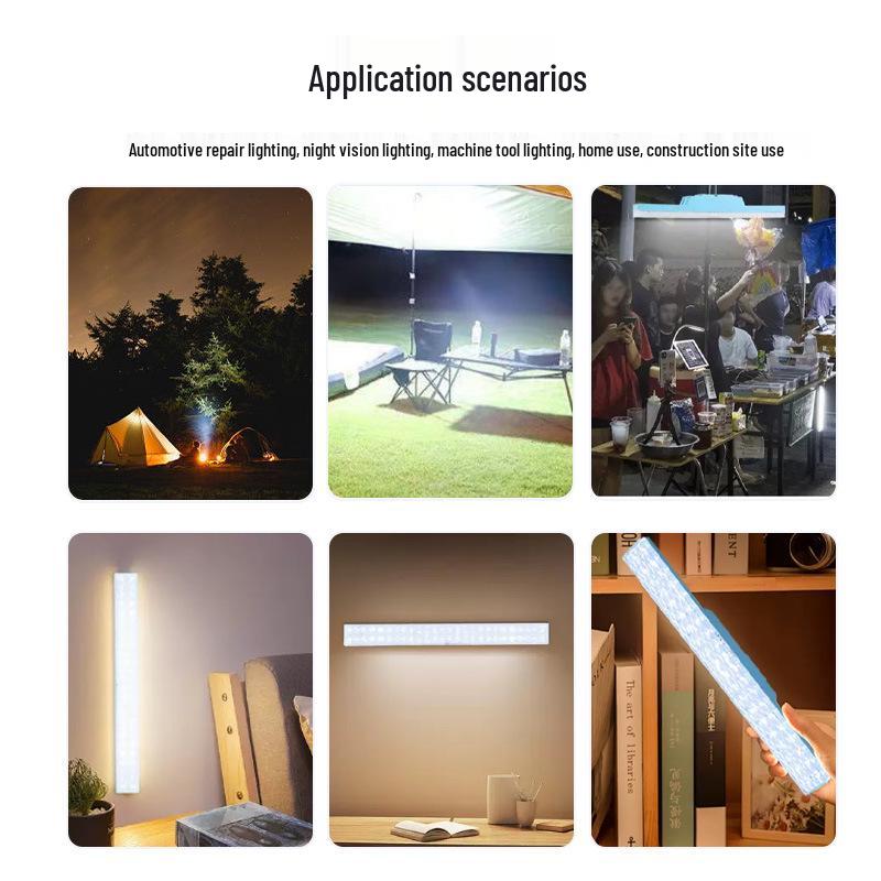 Super Bright LED Strip Light with Three-Level Dimming – Ideal for Home, Dorm, Camping, and Energy Saving