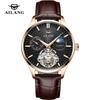 8607 Global New AILANG Brand Luxury Tourbillon Mechanical Watches Leather Strap Waterproof Luminous Fashion Moon Phase Watches