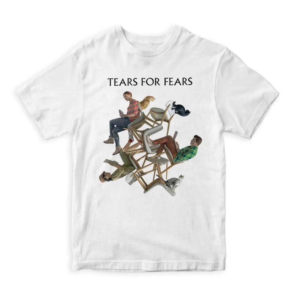 Tears For Fears Band Gift For Fans Cotton White T Shirt S-5XL SE831 Unisex T-Shirt S