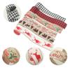 Christmas Ribbon Wired DIY Bow Flower Craft Ribbon for Wreath Floral Bows Crafts Christmas Holiday Celebration Decorations