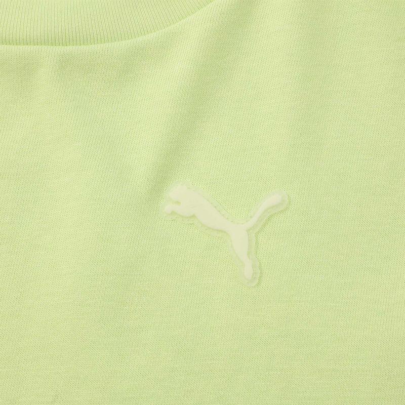 Puma Dámské módní prodyšné tričko s krátkým rukávem a kulatým výstřihem, zelené 628765-35