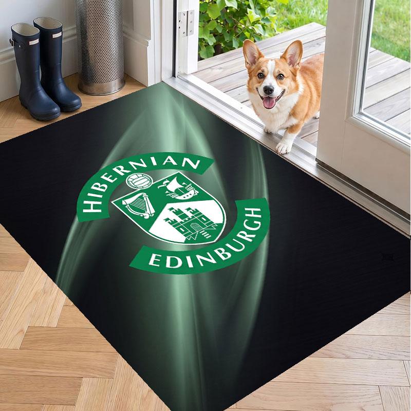 Soft Floor Carpet Hibernian FC Pattern Area Rug Decorative Mat For Home Room Decoration