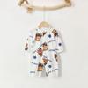 Baby Langarm-Bodysuit aus Bambusfaser: 3-24 Monate, Atmungsaktiver Druckknopf im Schritt, Nahtlos für den Sommer